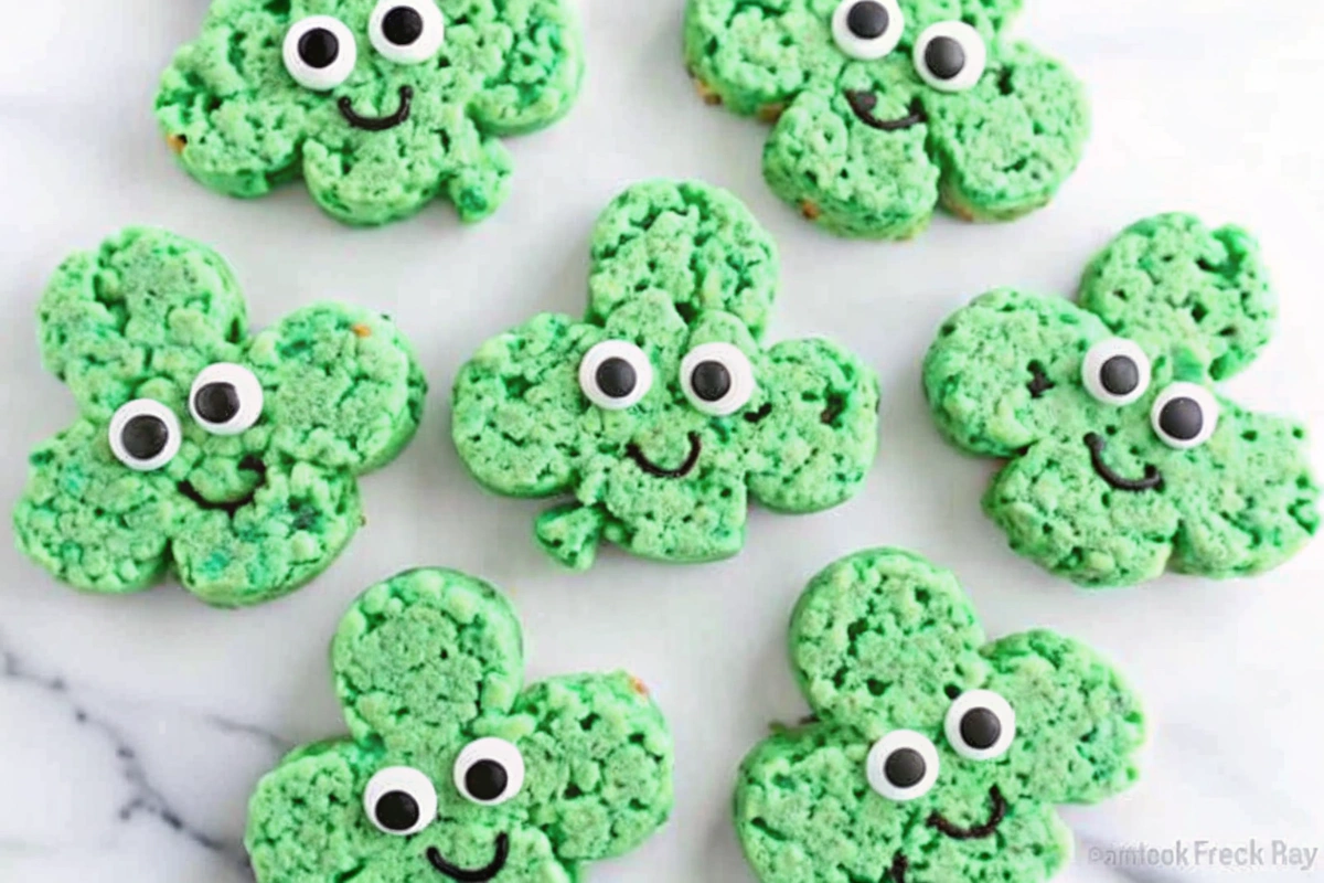 Shamrock Rice Krispie Treats
