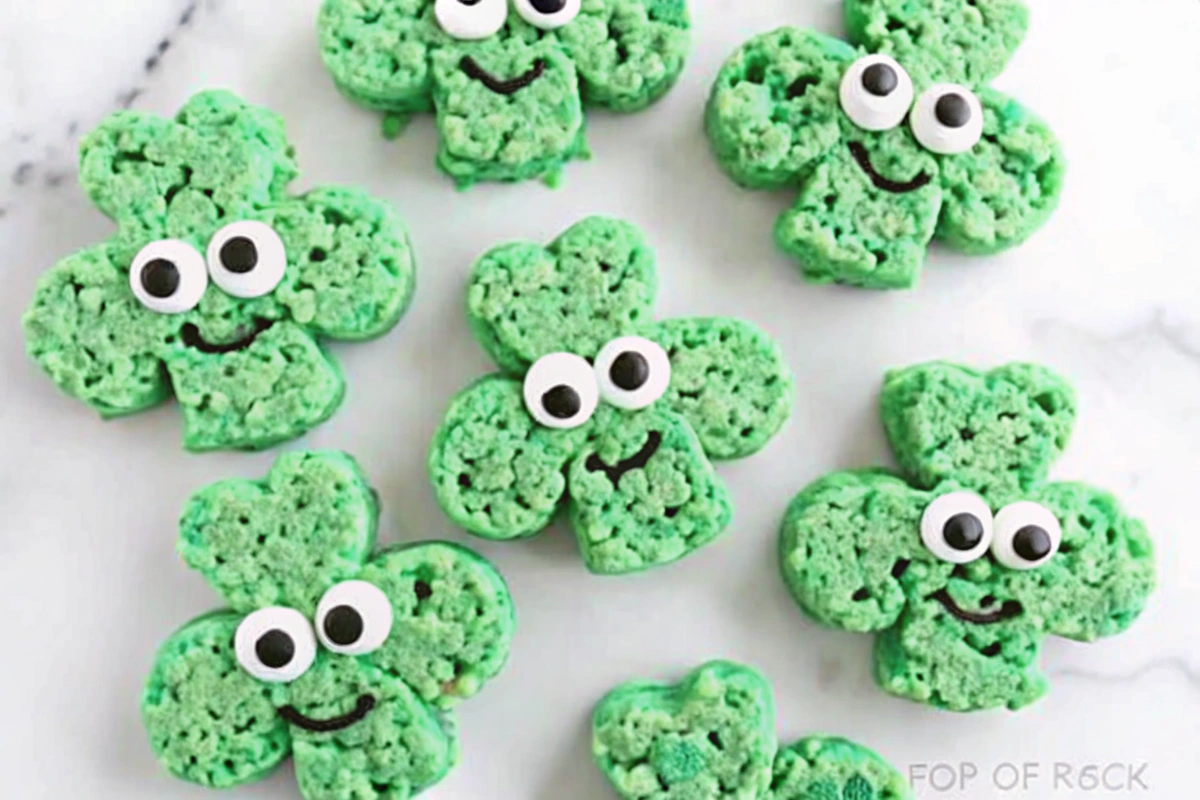 Shamrock Rice Krispie Treats