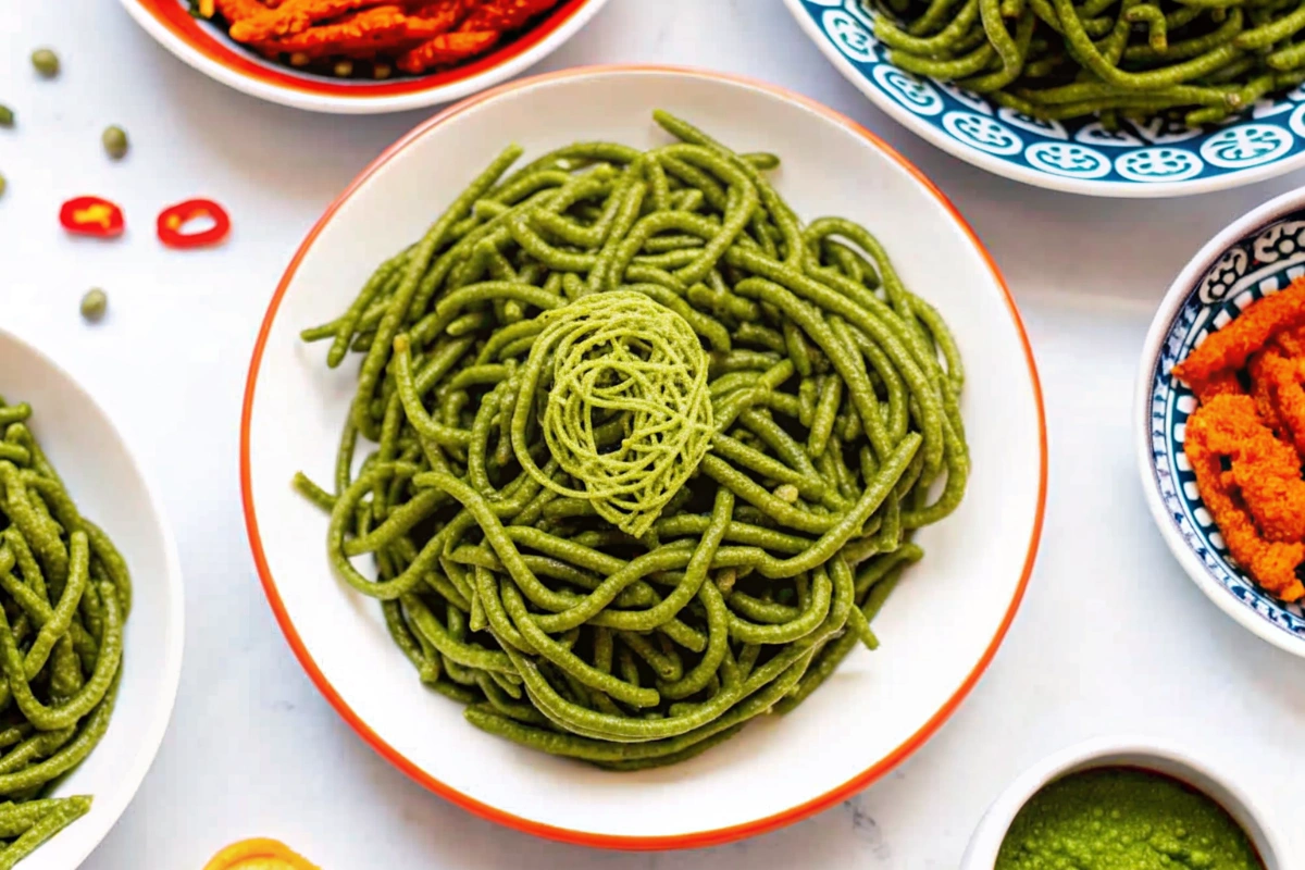 Crispy Spinach Sev