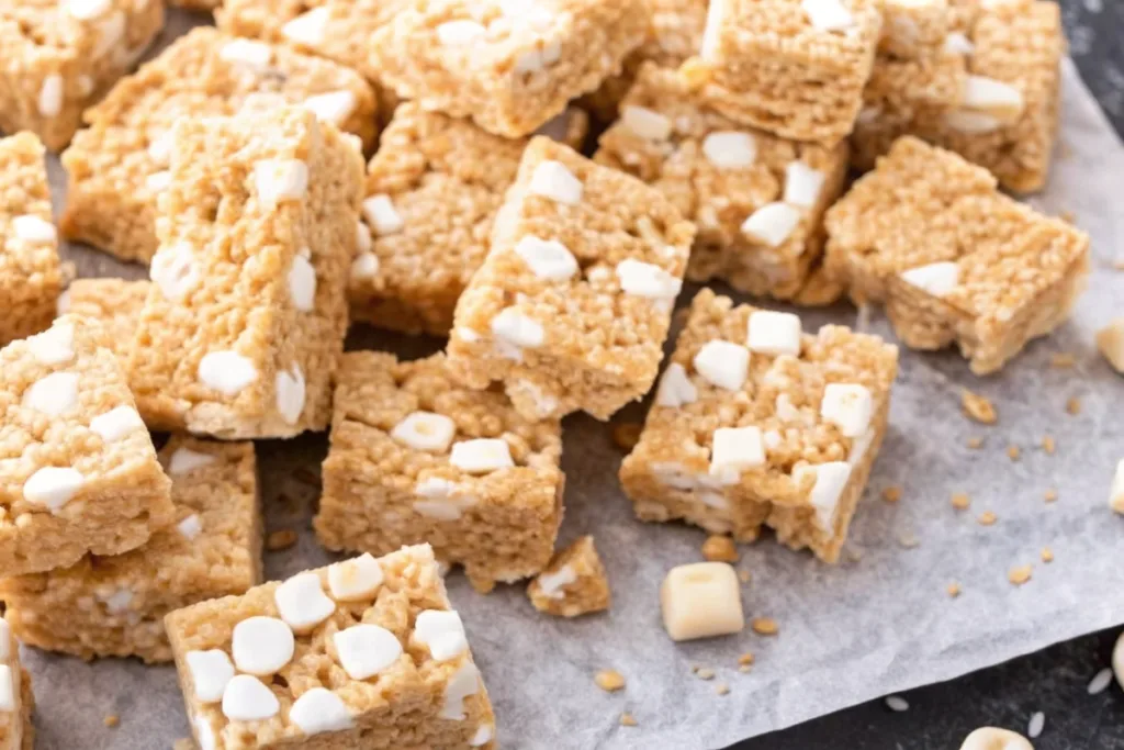 St Patrick's Day Clover Rice Krispie Treat