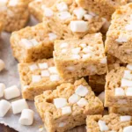 St Patrick's Day Clover Rice Krispie Treat