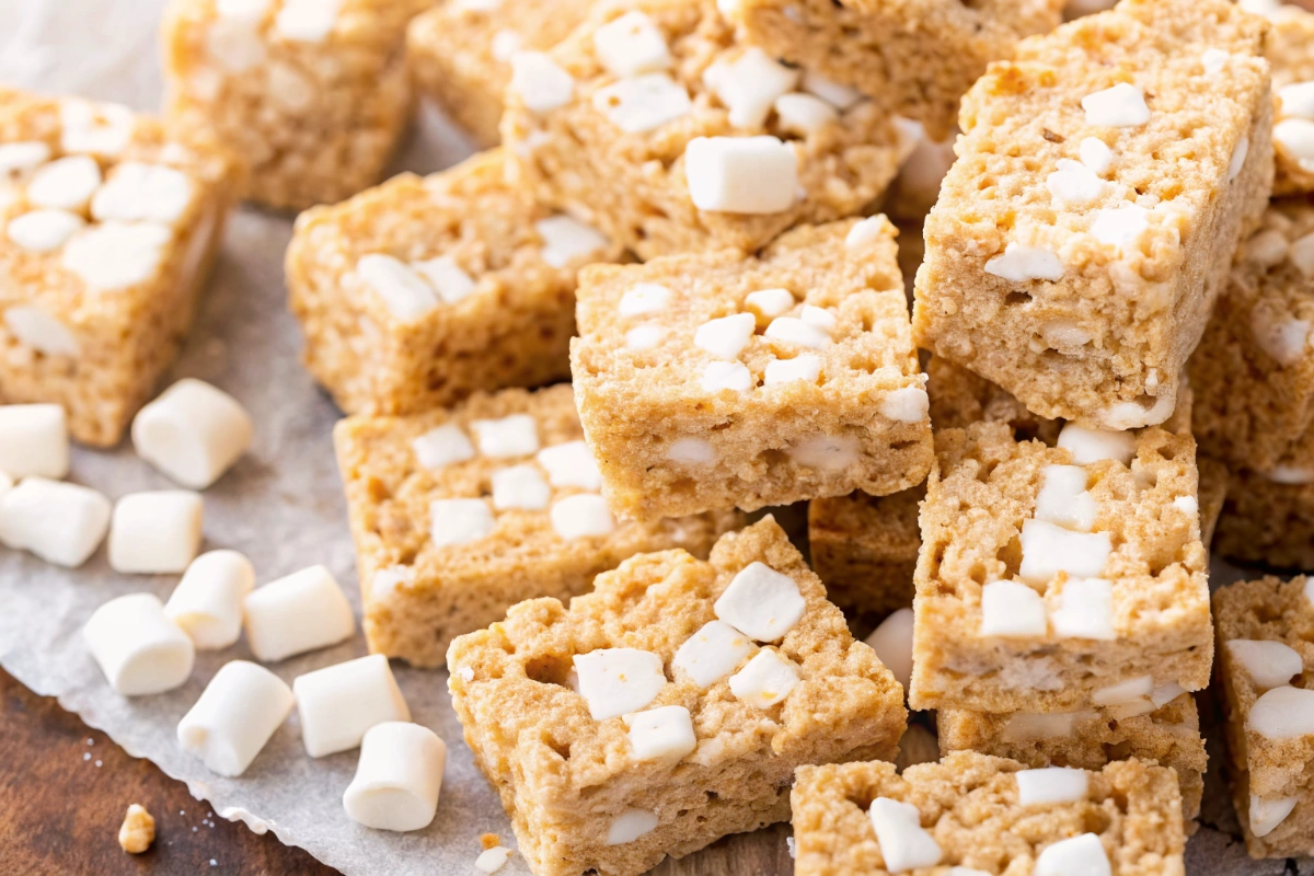 St Patrick's Day Clover Rice Krispie Treat