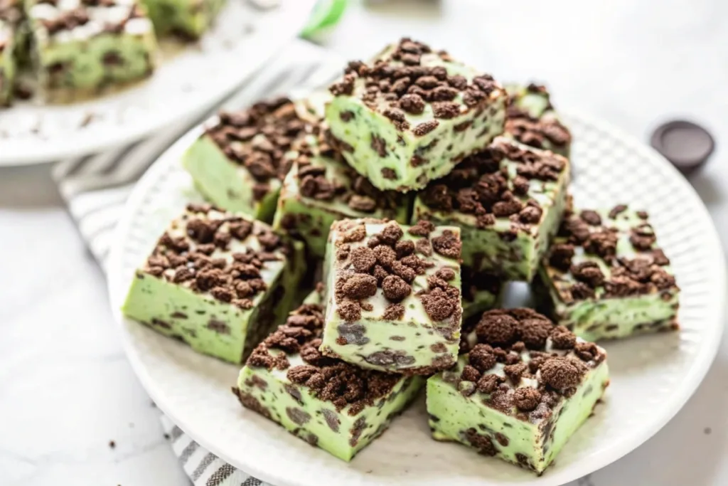 St Patrick's Day Mint Oreo Fudge Treat