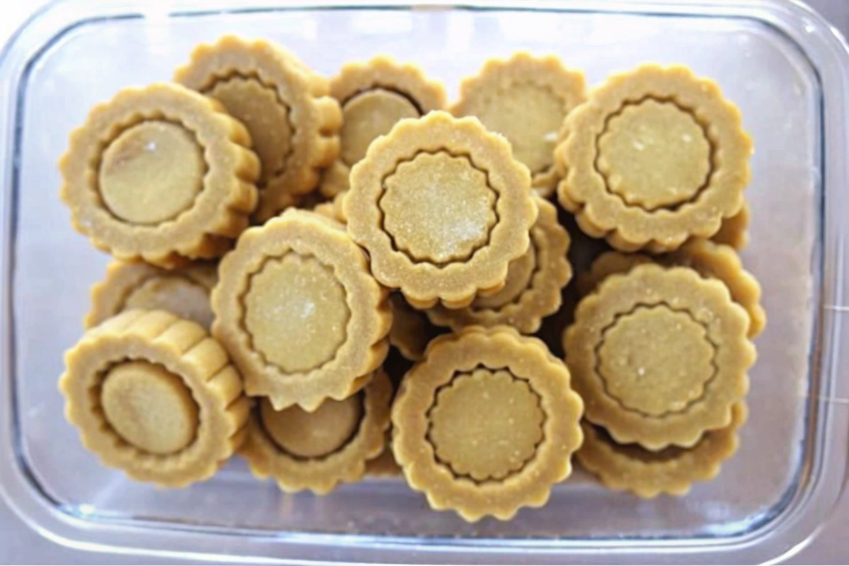 Sweet Potato Valentine's Dog Cookies