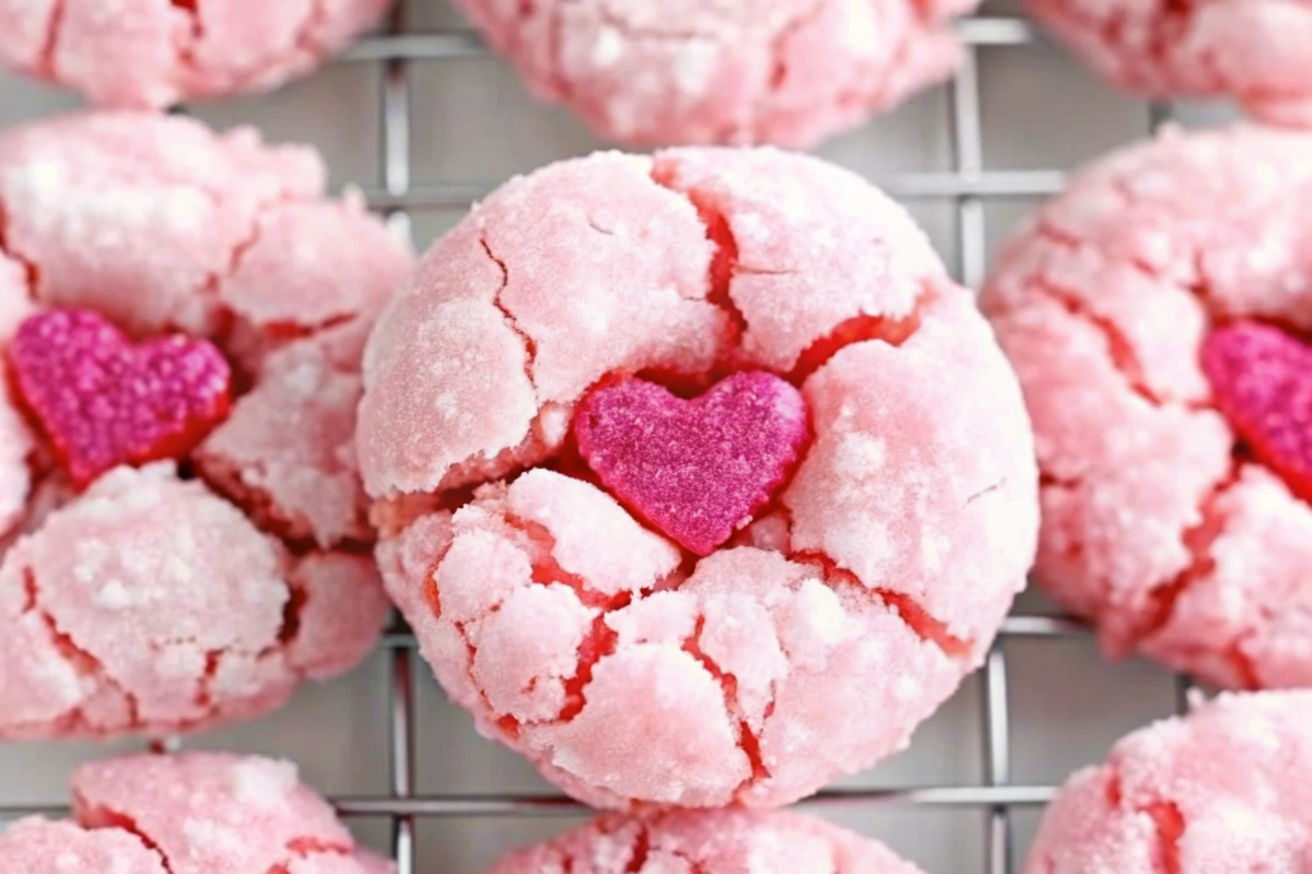 Valentine Crinkle Cookies ingredients