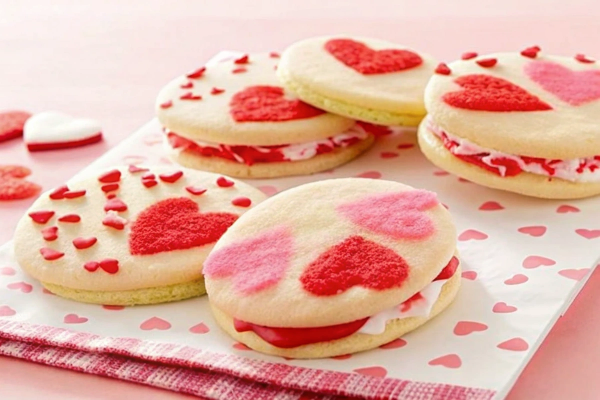 Valentine Hearts Sandwich Cookies Ingredients