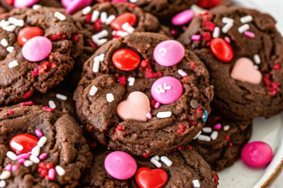 Valentine Pudding Cookies