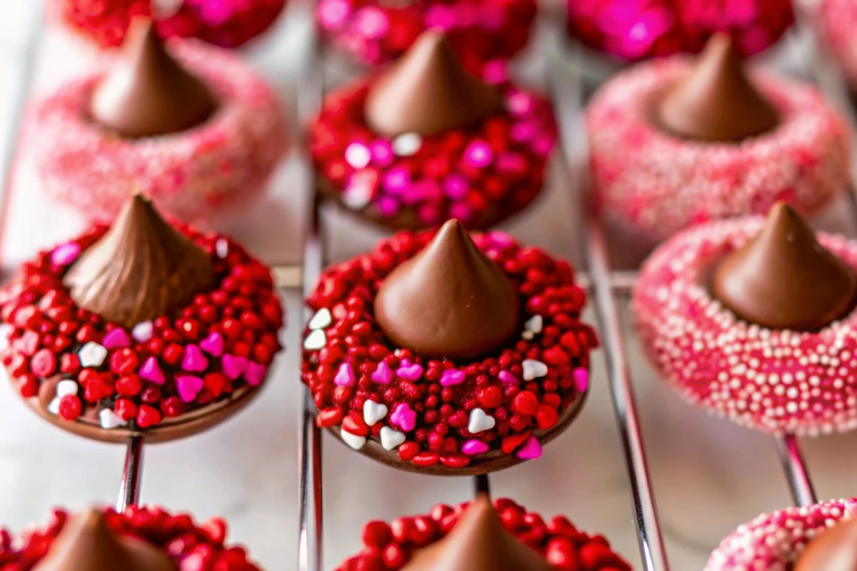 Valentine's Day Kiss Cookies