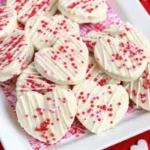 Valentines Day Shortbread Cookie Bites
