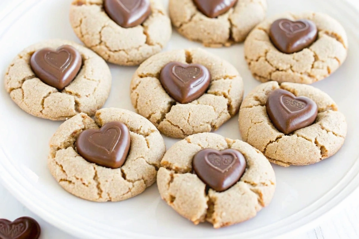 Valentine's Peanut Butter Blossom Cookies FAQs