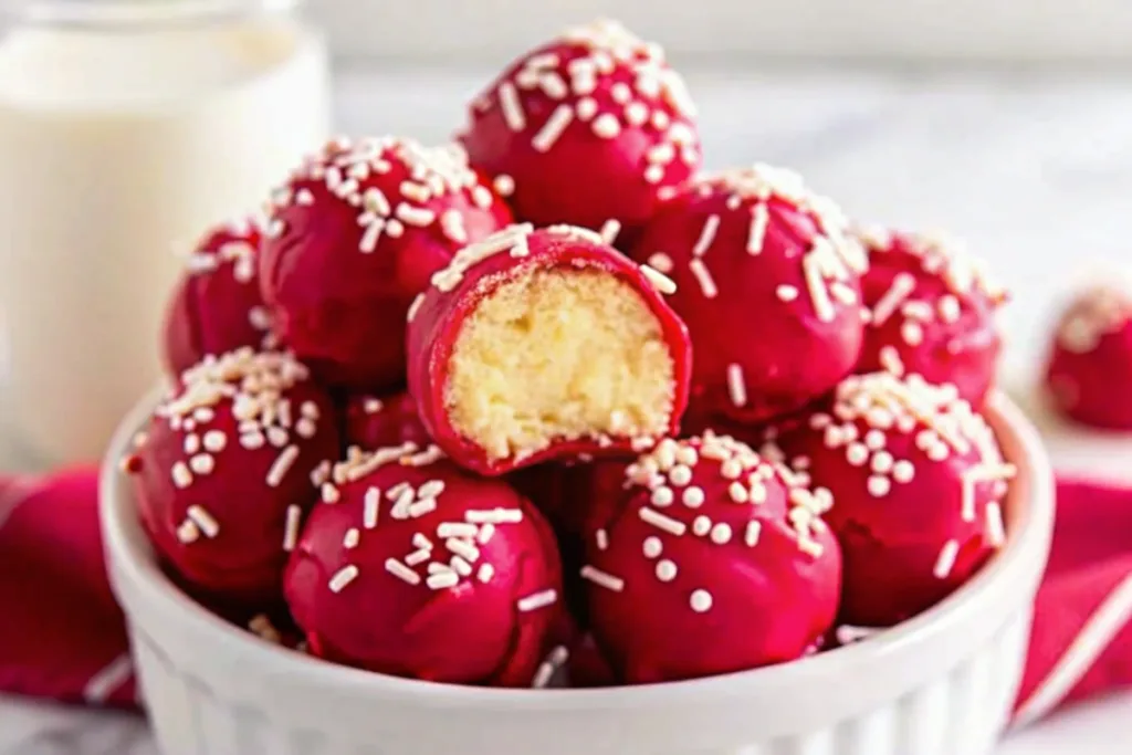 Valentine's Sugar Cookie Truffles