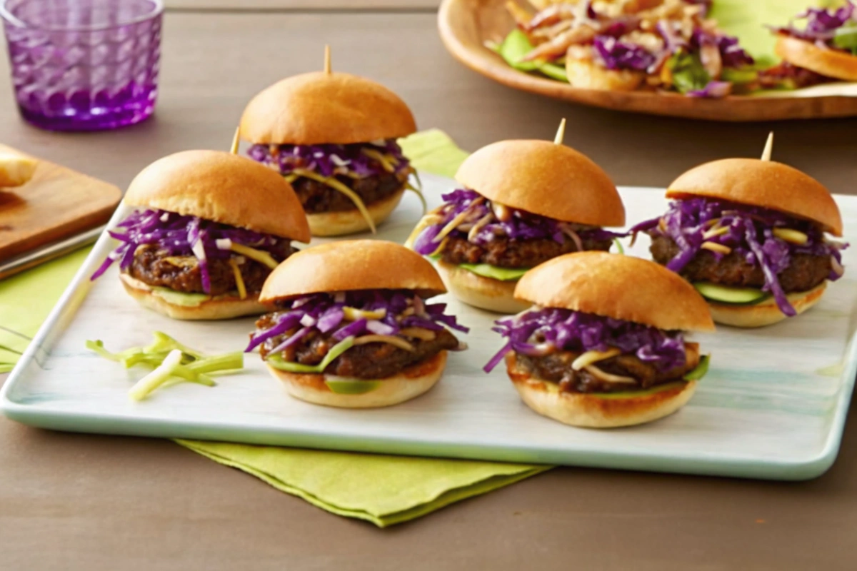 Beef and Black Bean Sliders