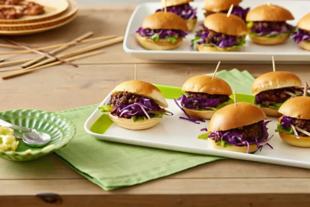 Beef and Black Bean Sliders