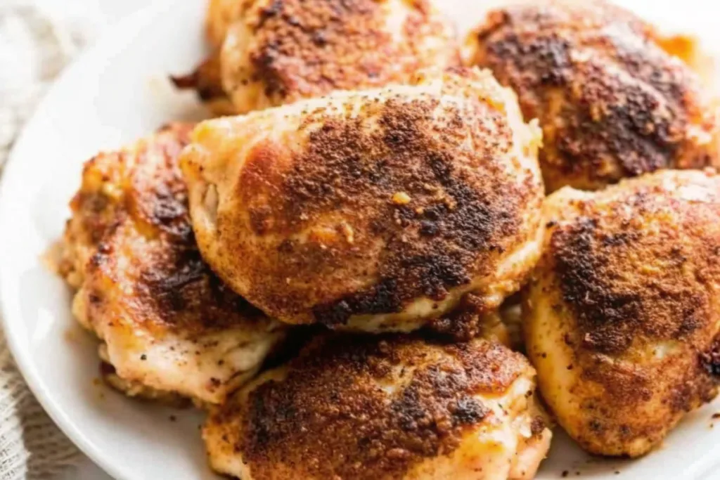 Best Crispy Baked Chicken Thighs