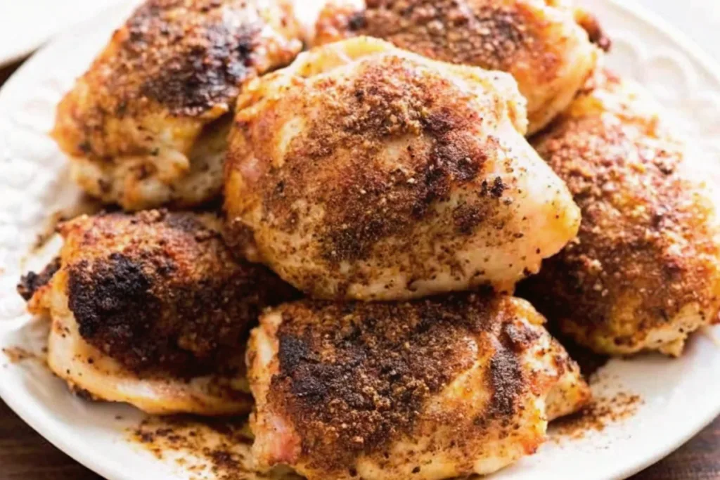 Best Crispy Baked Chicken Thighs