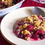 Blueberry Rhubarb Crisp