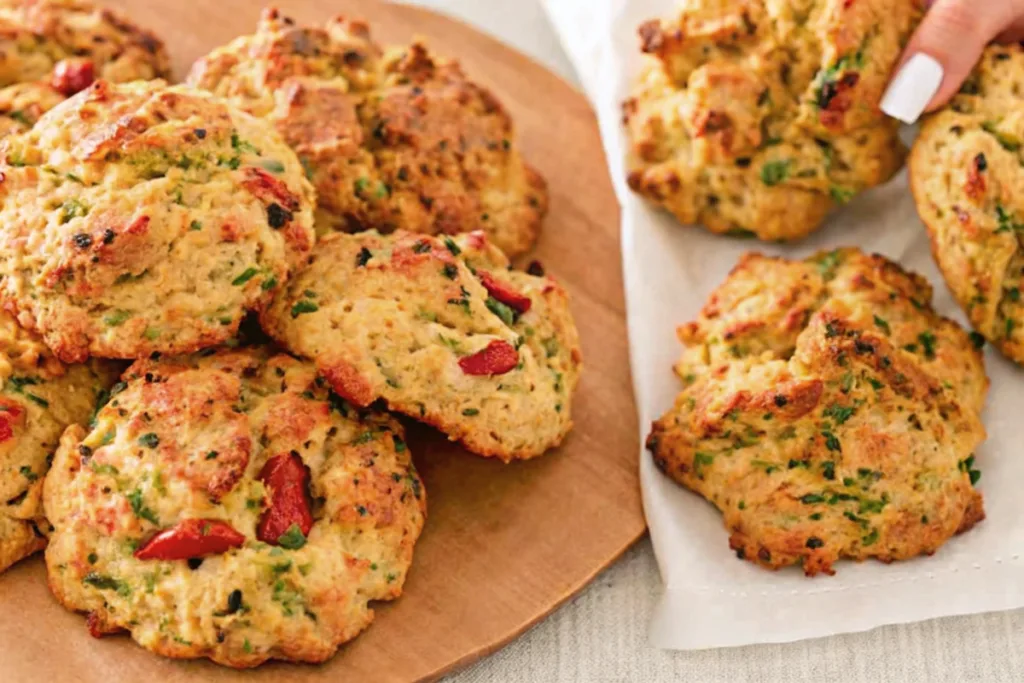 Broccoli Quinoa Drop Biscuits
