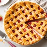 Cherry Rhubarb Pie