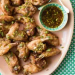 Chicken Wings with Spring Onion