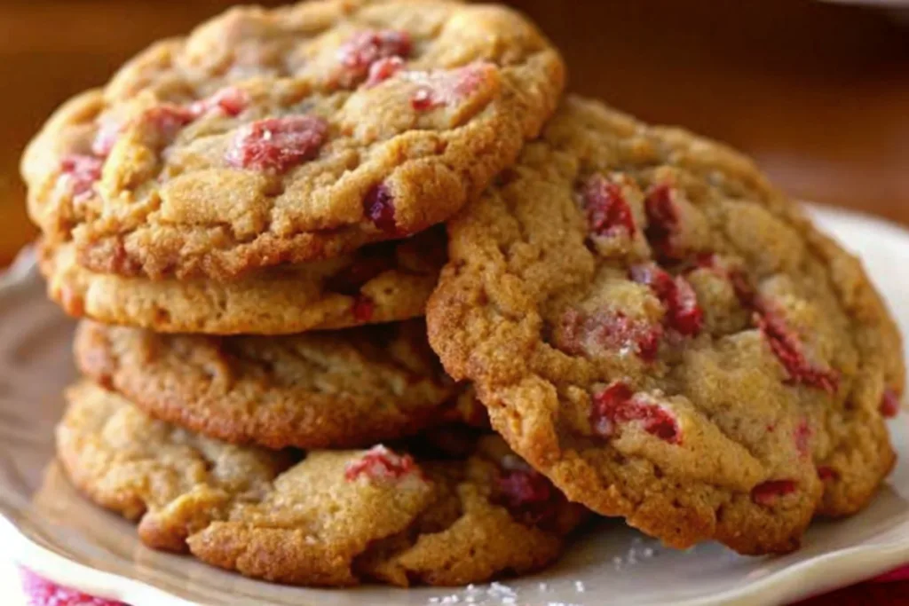 Delicious Brown Sugar Rhubarb Cookies