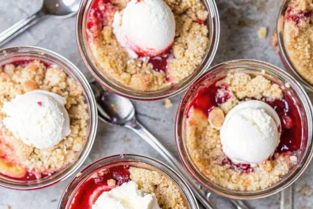 Ginger Rhubarb Crisp