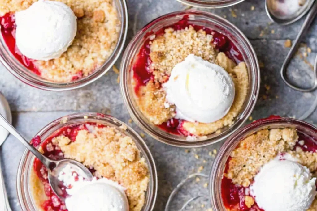 Ginger Rhubarb Crisp