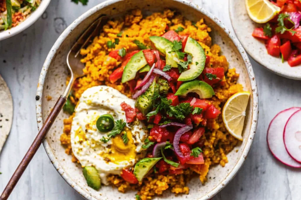 Golden Ground Turkey and Rice Skillet