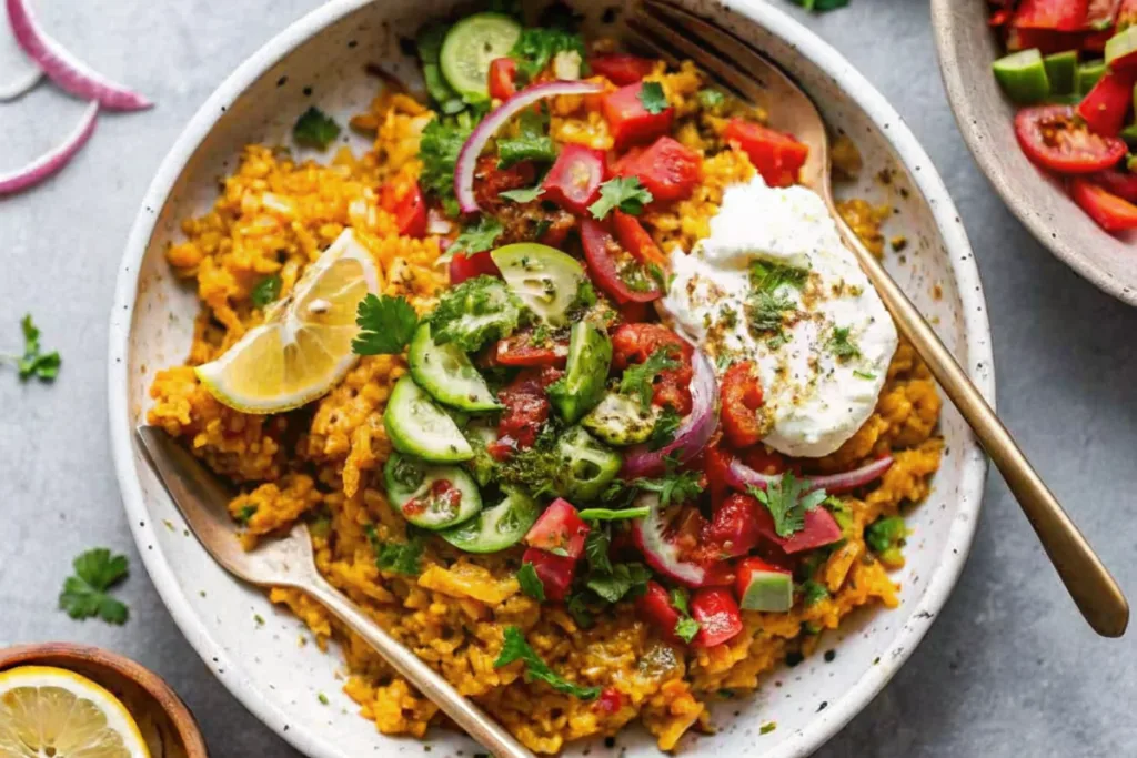 Golden Ground Turkey and Rice Skillet