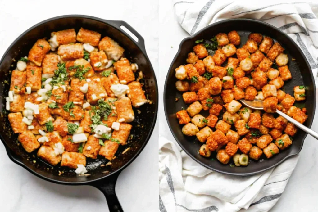Ground Turkey Cheeseburger Tater Tot Hotdish