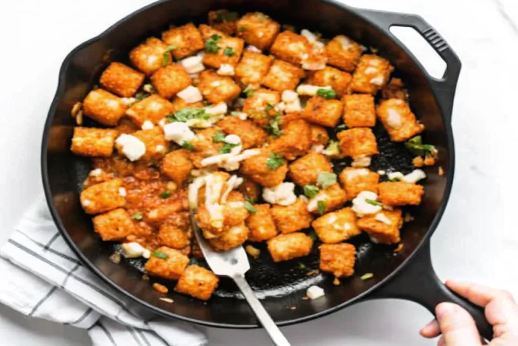 Ground Turkey Cheeseburger Tater Tot Hotdish