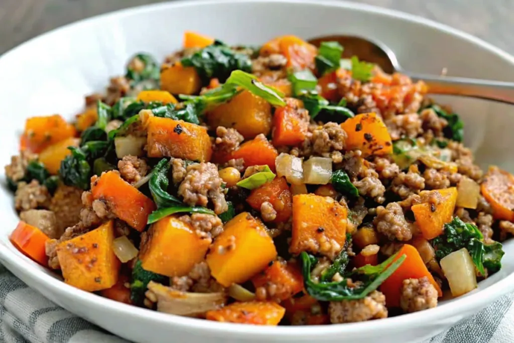 Ground Turkey and Sweet Potato Skillet Recipe