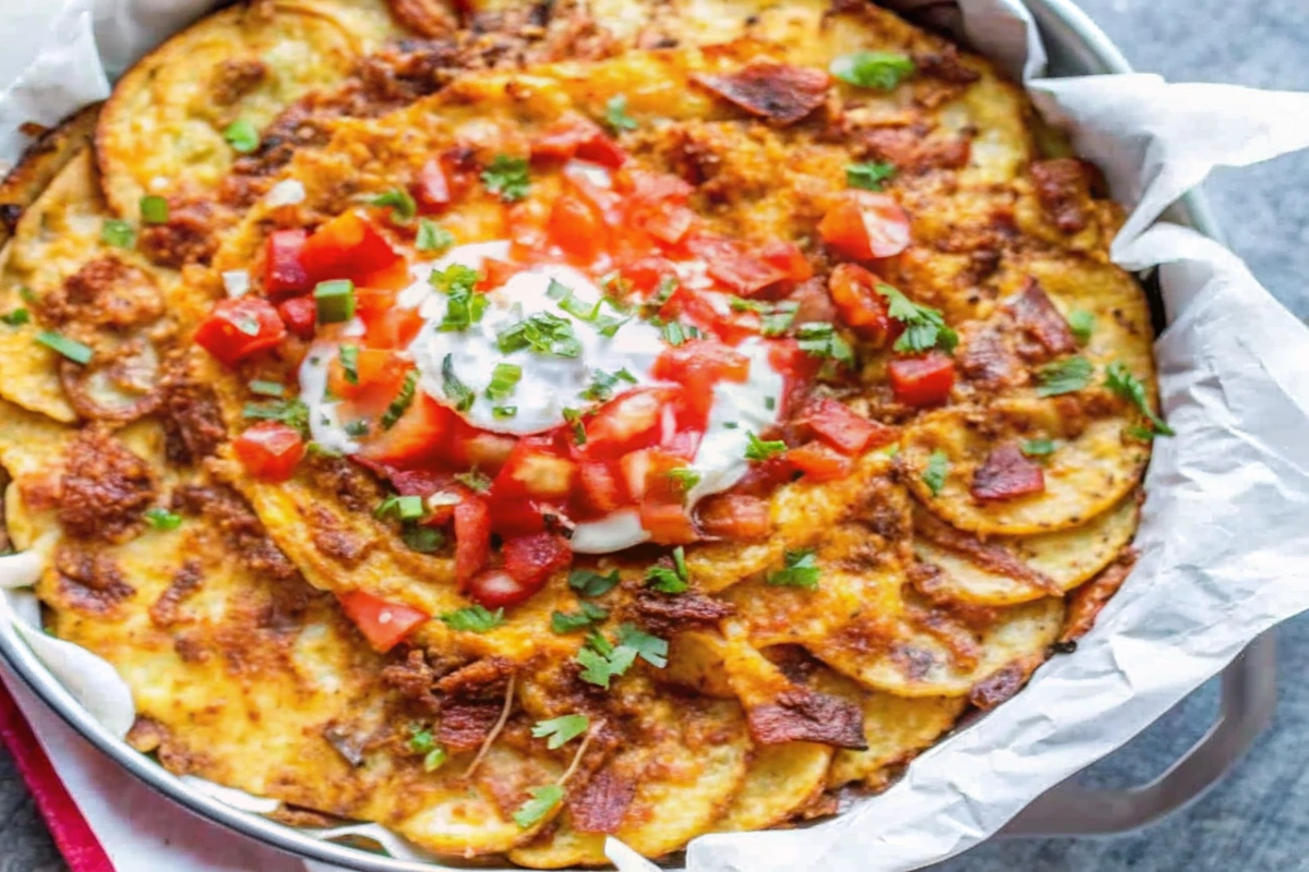 Irish Inspired Potato Nachos