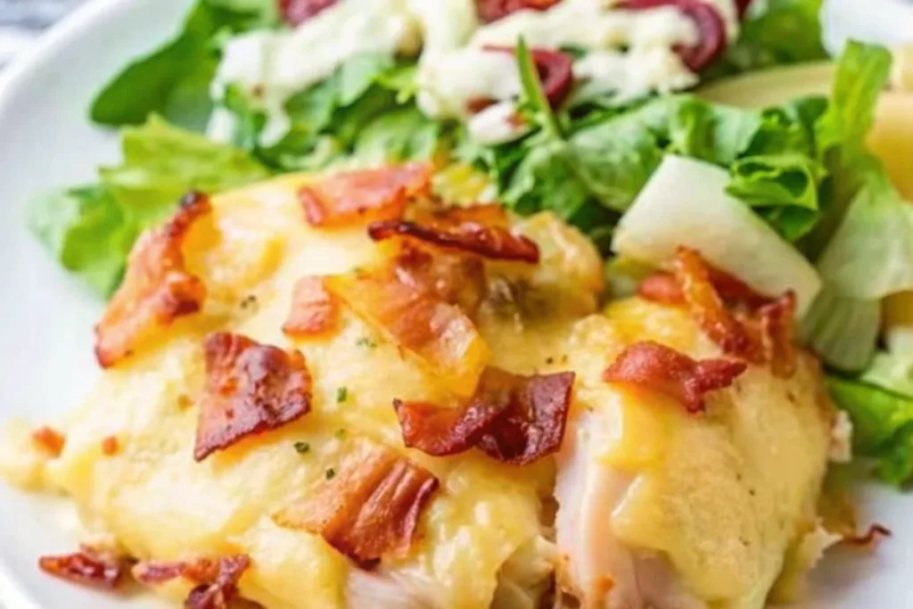 Keto Chicken Cordon Bleu Casserole