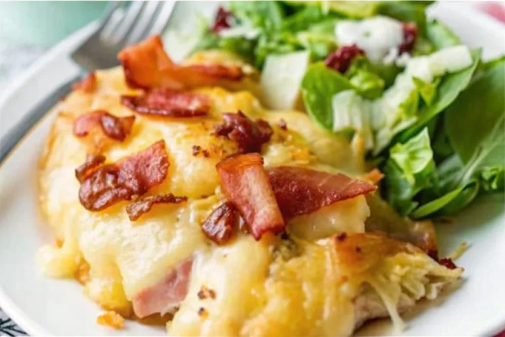 Keto Chicken Cordon Bleu Casserole