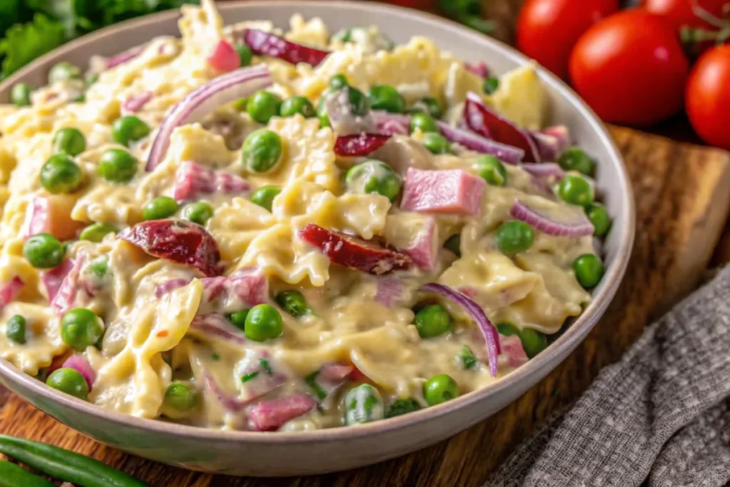 Layered Spring Pasta Salad