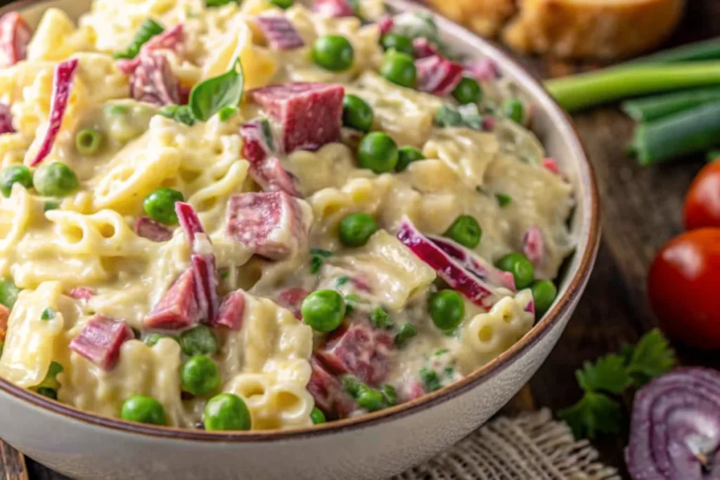 Layered Spring Pasta Salad