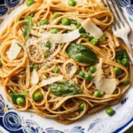 Lemony Linguine with Spring Vegetables