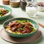Mongolian Beef and Spring Onions