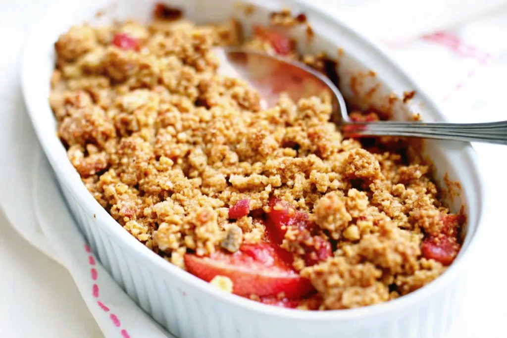 Rhubarb Crumble