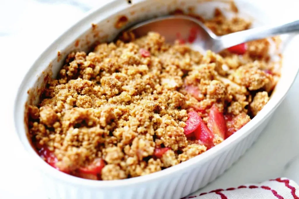 Rhubarb Crumble