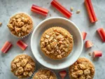 Rhubarb Muffin Recipe with Cinnamon Streusel