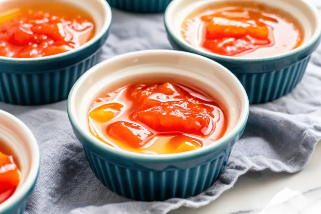 Rhubarb and Orange Panna Cotta