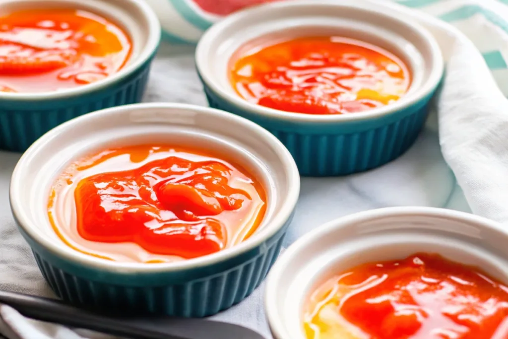 Rhubarb and Orange Panna Cotta