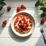 Rustic Rhubarb and Strawberry Tart