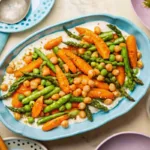 Sheet-Pan Chickpeas and Spring Veggies