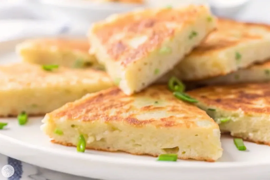 Spring Onions Okara Pancakes