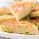 Spring Onions Okara Pancakes