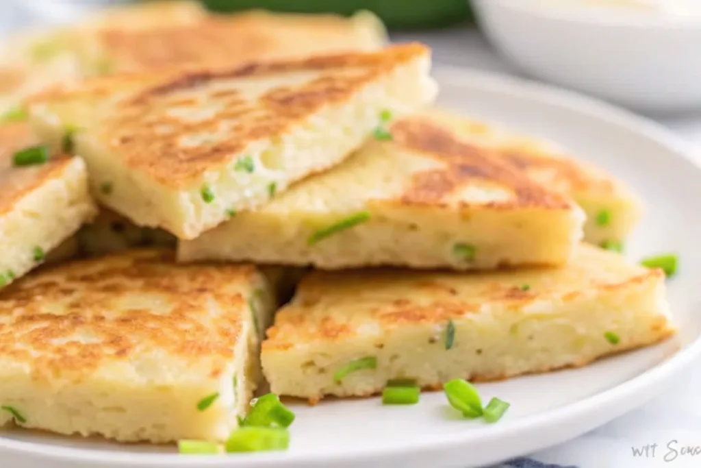 Spring Onions Okara Pancakes