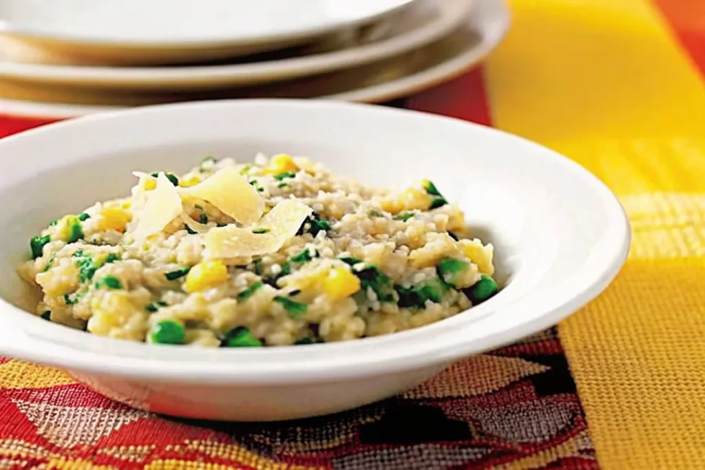 Spring Risotto with Peas and Zucchini