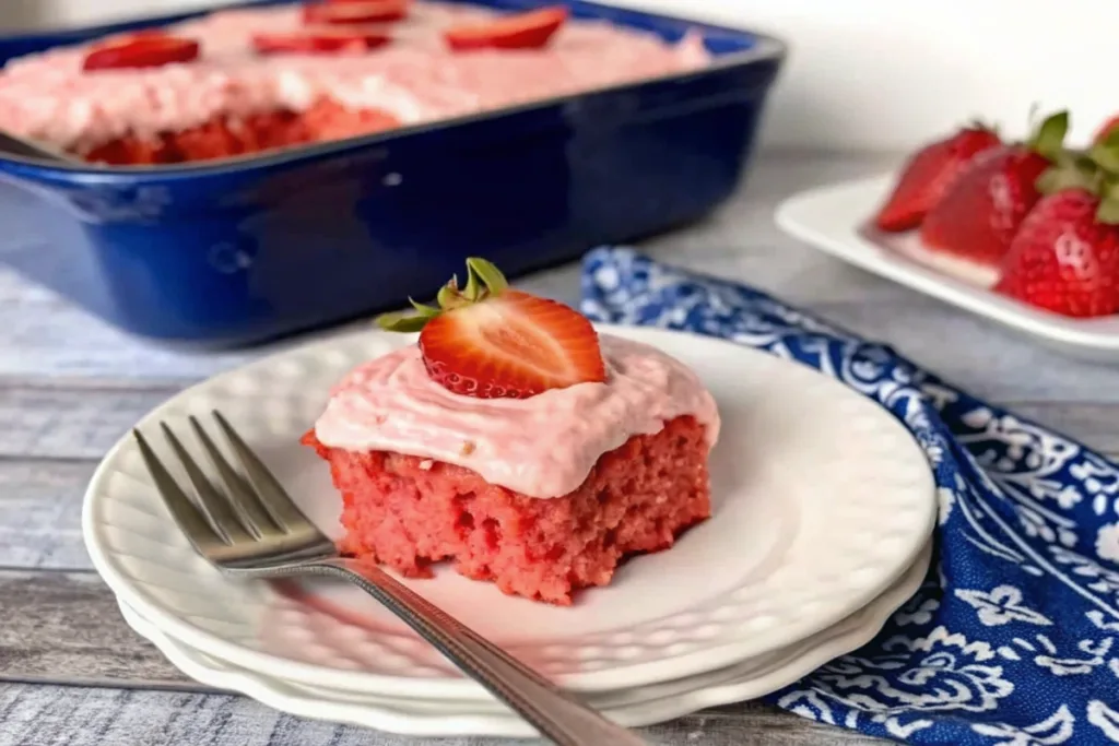 Strawberry Cake Recipe for Spring